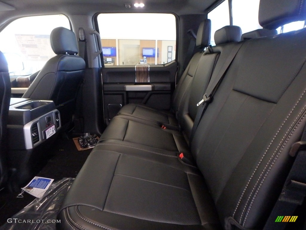 2018 F150 Lariat SuperCrew 4x4 - White Gold / Black photo #7