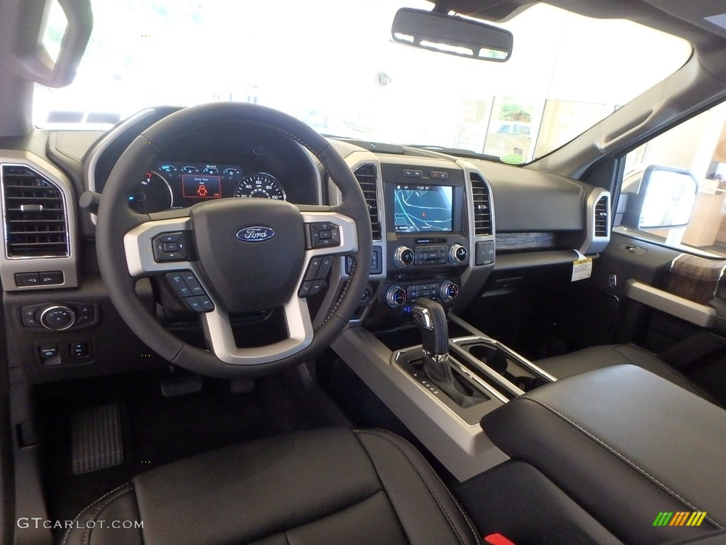 2018 F150 Lariat SuperCrew 4x4 - White Gold / Black photo #8