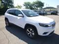 2019 Bright White Jeep Cherokee Limited 4x4  photo #7