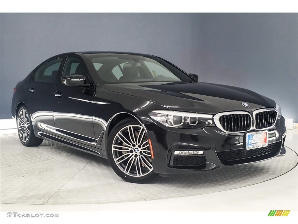 2018 5 Series 530i Sedan - Black Sapphire Metallic / Black photo #12