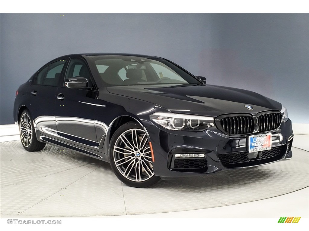 2018 5 Series 530e iPerfomance Sedan - Carbon Black Metallic / Black photo #12