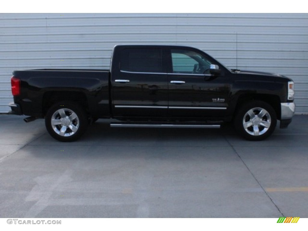 2018 Silverado 1500 LTZ Crew Cab - Black / Jet Black photo #12