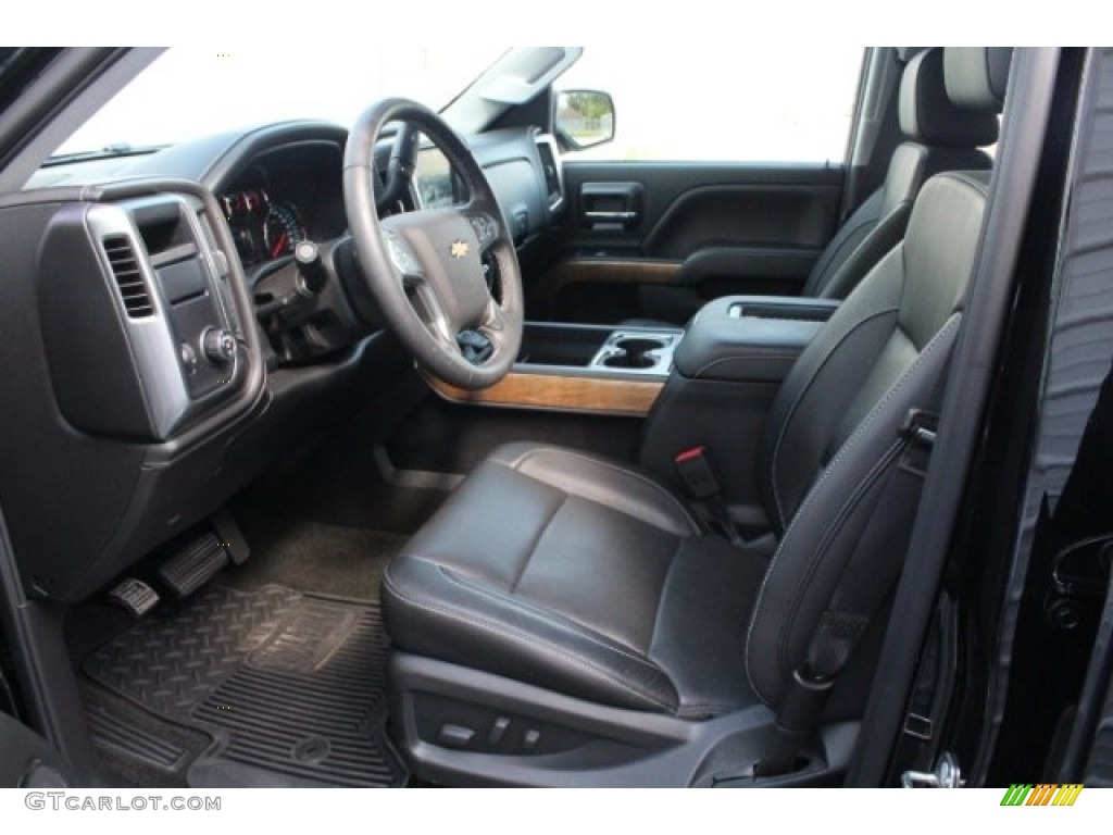 2018 Silverado 1500 LTZ Crew Cab - Black / Jet Black photo #17