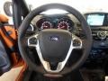Charcoal Black Steering Wheel Photo for 2018 Ford Fiesta #128225378