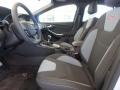 2018 Ford Focus Charcoal Black Interior Front Seat Photo
