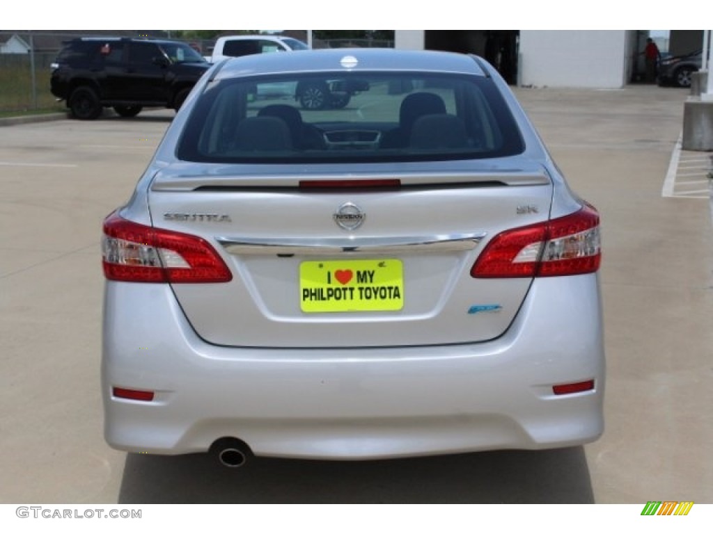 2014 Sentra SR - Brilliant Silver / Charcoal photo #7