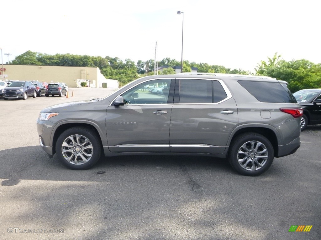 Pepperdust Metallic 2019 Chevrolet Traverse Premier AWD Exterior Photo #128228054