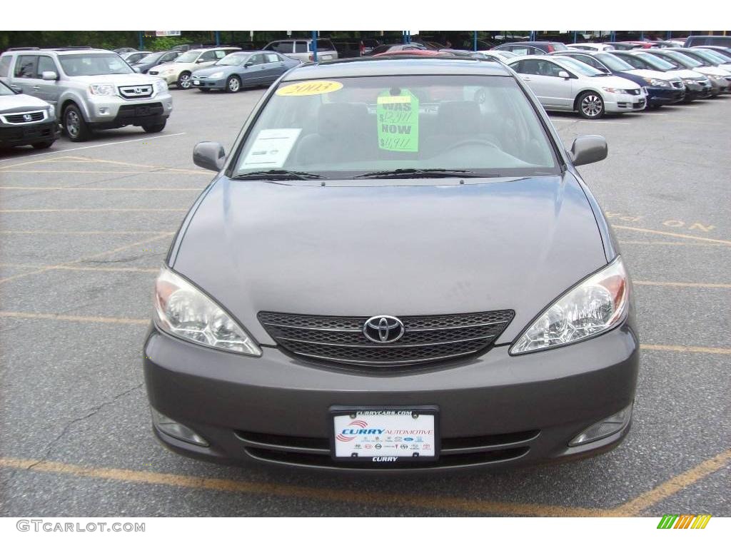 2003 Camry XLE - Phantom Gray Pearl / Stone photo #3