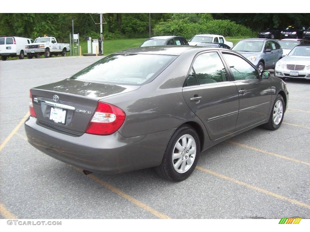 2003 Camry XLE - Phantom Gray Pearl / Stone photo #21