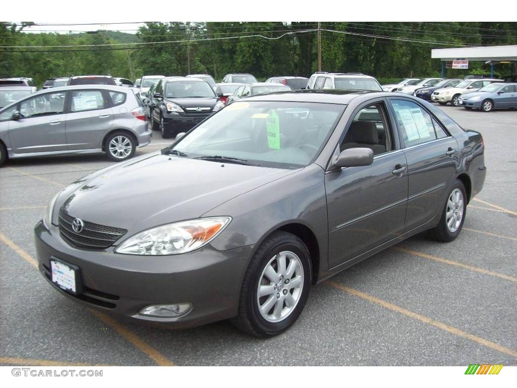 2003 Camry XLE - Phantom Gray Pearl / Stone photo #23