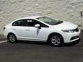 Taffeta White - Civic LX Sedan Photo No. 2