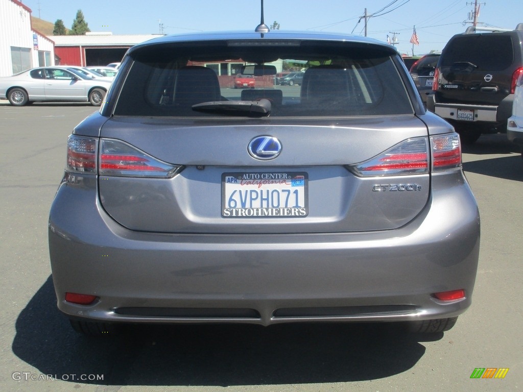 2012 CT 200h Hybrid Premium - Nebula Gray Pearl / Black photo #6