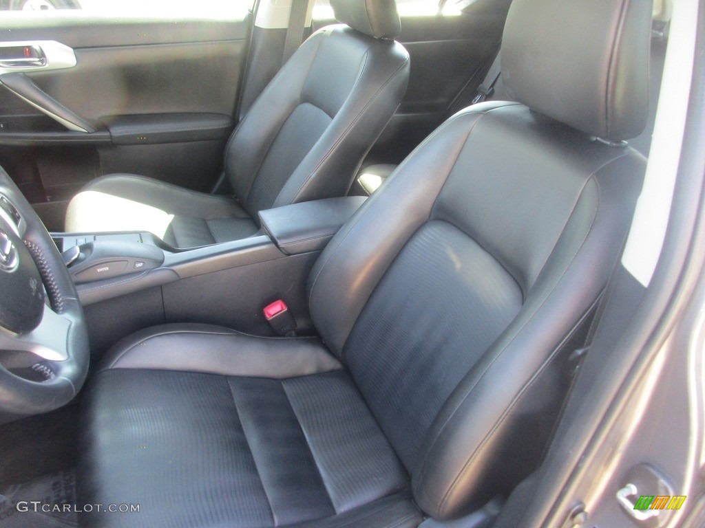 2012 CT 200h Hybrid Premium - Nebula Gray Pearl / Black photo #8