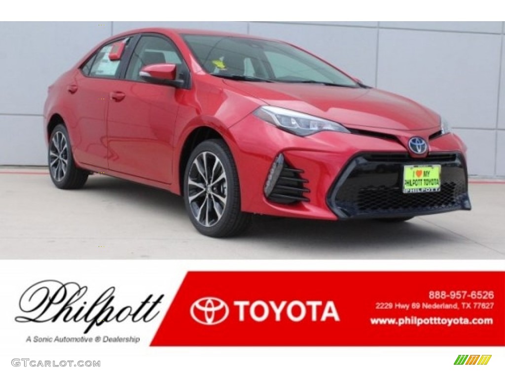 2019 Barcelona Red Metallic Toyota Corolla Se 128217457