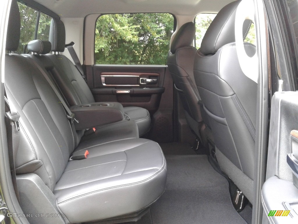 Black Interior 2018 Ram 3500 Laramie Crew Cab 4x4 Photo #128230166