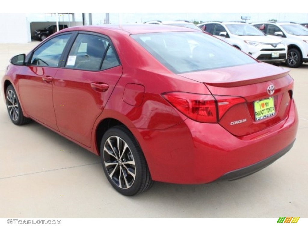 2019 Corolla SE - Barcelona Red Metallic / Black photo #6