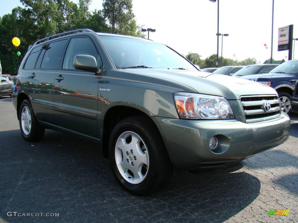 2005 Highlander Limited - Oasis Green Pearl / Ivory photo #1