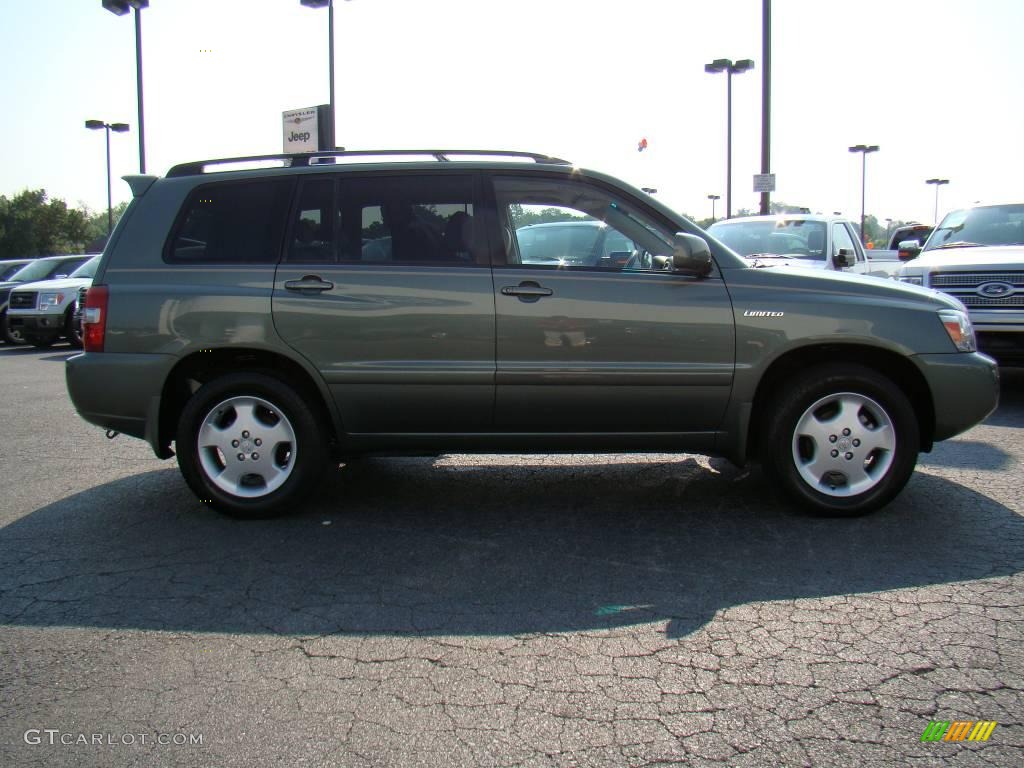 2005 Highlander Limited - Oasis Green Pearl / Ivory photo #2