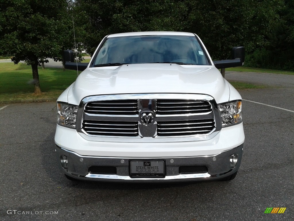 2018 1500 Big Horn Crew Cab 4x4 - Bright White / Black/Diesel Gray photo #3
