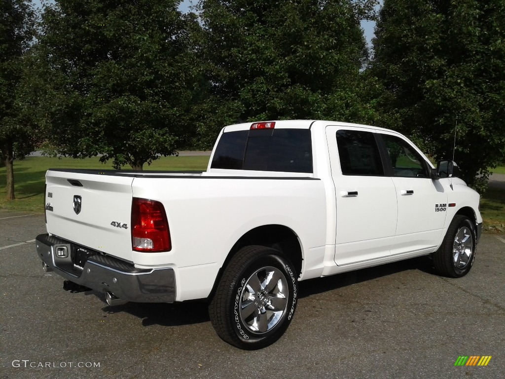 2018 1500 Big Horn Crew Cab 4x4 - Bright White / Black/Diesel Gray photo #6