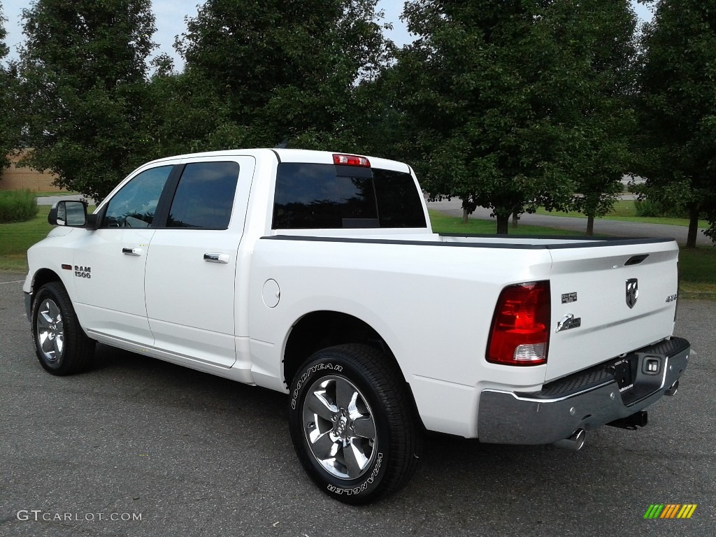 2018 1500 Big Horn Crew Cab 4x4 - Bright White / Black/Diesel Gray photo #8