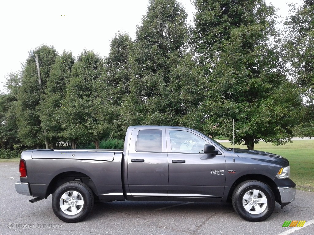 2018 1500 Tradesman Quad Cab 4x4 - Granite Crystal Metallic / Black/Diesel Gray photo #5