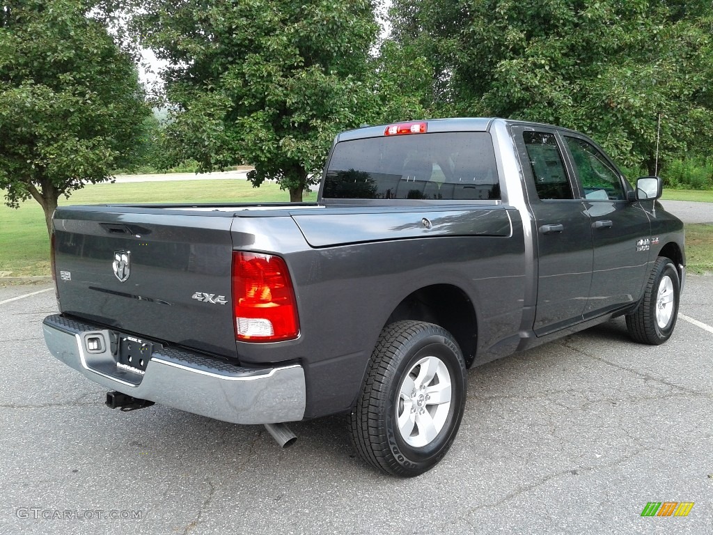2018 1500 Tradesman Quad Cab 4x4 - Granite Crystal Metallic / Black/Diesel Gray photo #6