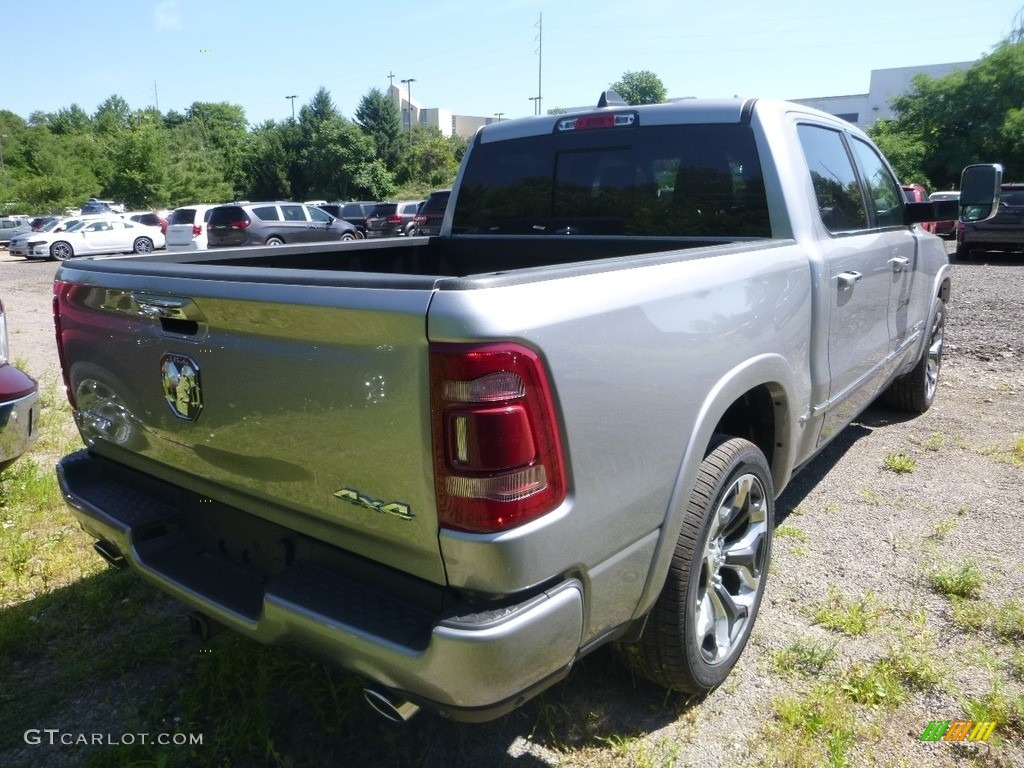 2019 1500 Limited Crew Cab 4x4 - Billett Silver Metallic / Black photo #5