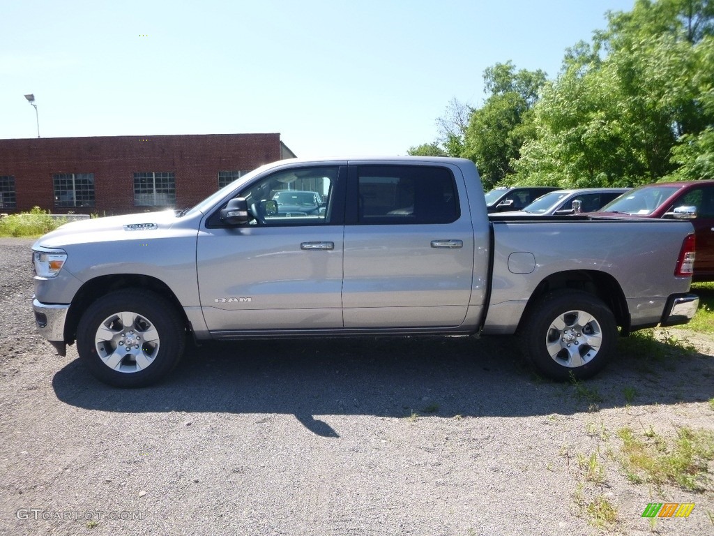 2019 1500 Big Horn Crew Cab 4x4 - Billett Silver Metallic / Black photo #2