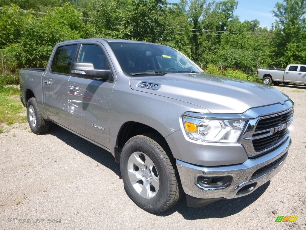 2019 1500 Big Horn Crew Cab 4x4 - Billett Silver Metallic / Black photo #7