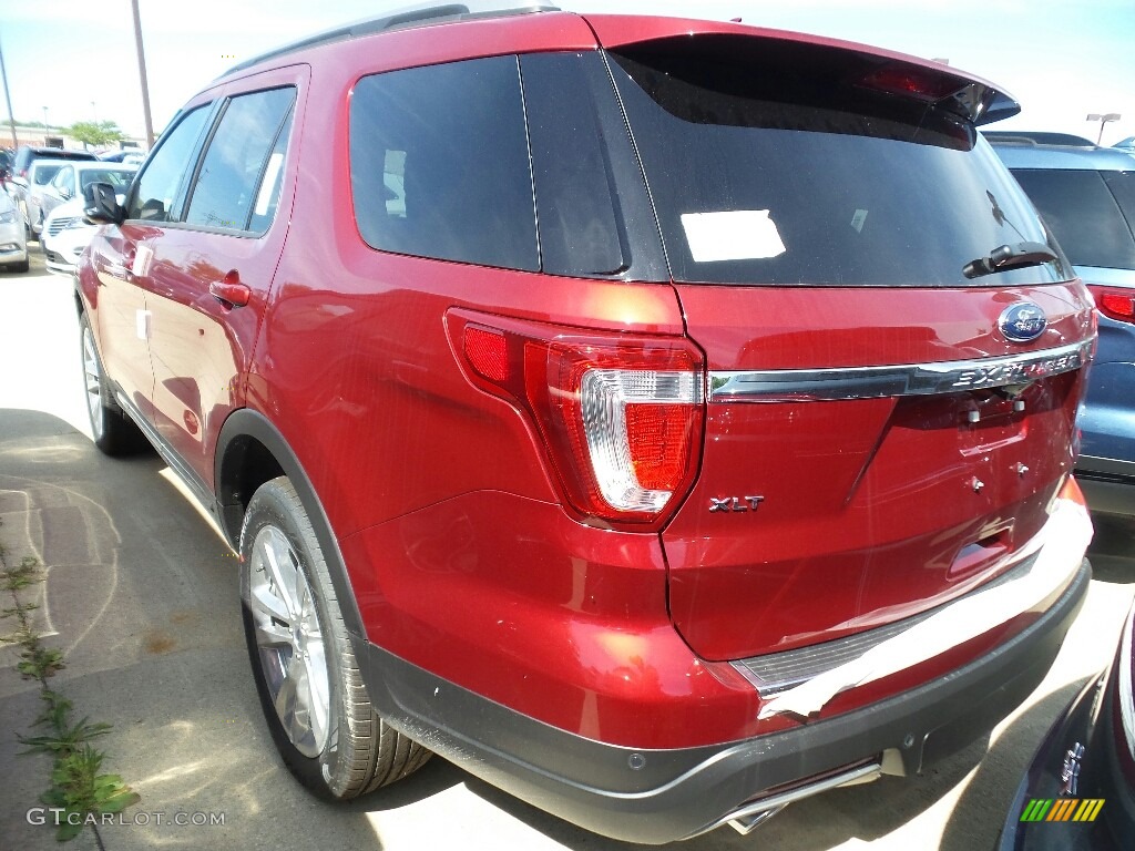 2018 Explorer XLT 4WD - Ruby Red / Ebony Black photo #3