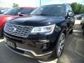 2018 Shadow Black Ford Explorer Platinum 4WD  photo #1