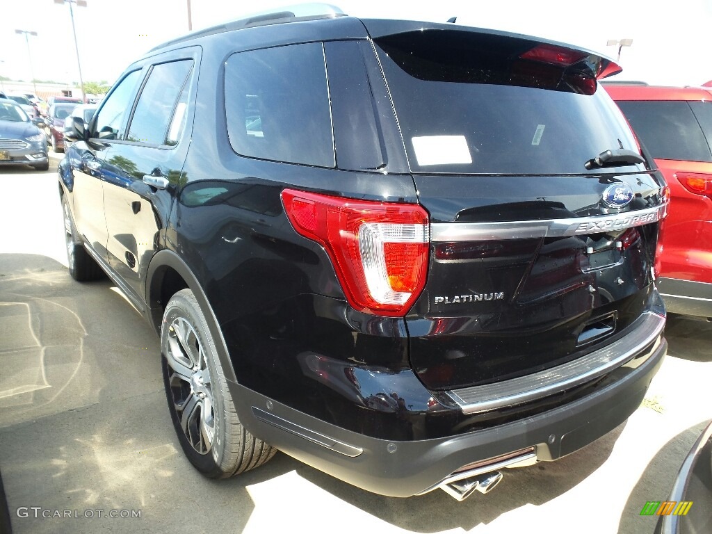 2018 Explorer Platinum 4WD - Shadow Black / Ebony Black photo #3