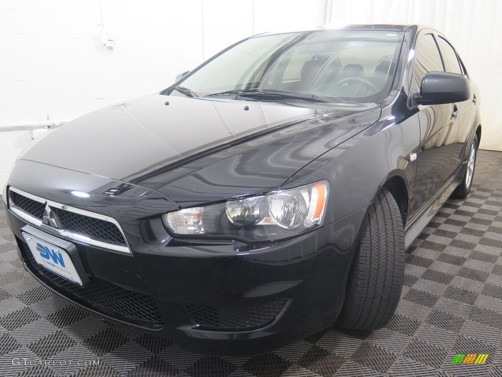 2013 Lancer ES - Tarmac Black Pearl / Black photo #6