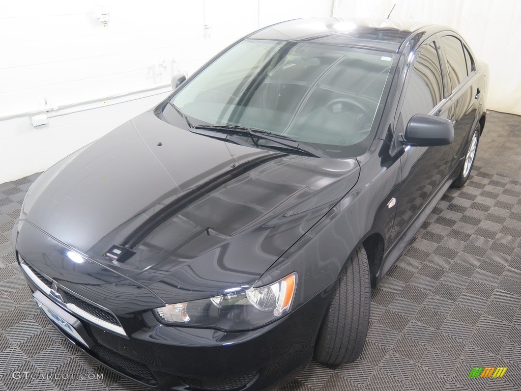 2013 Lancer ES - Tarmac Black Pearl / Black photo #7