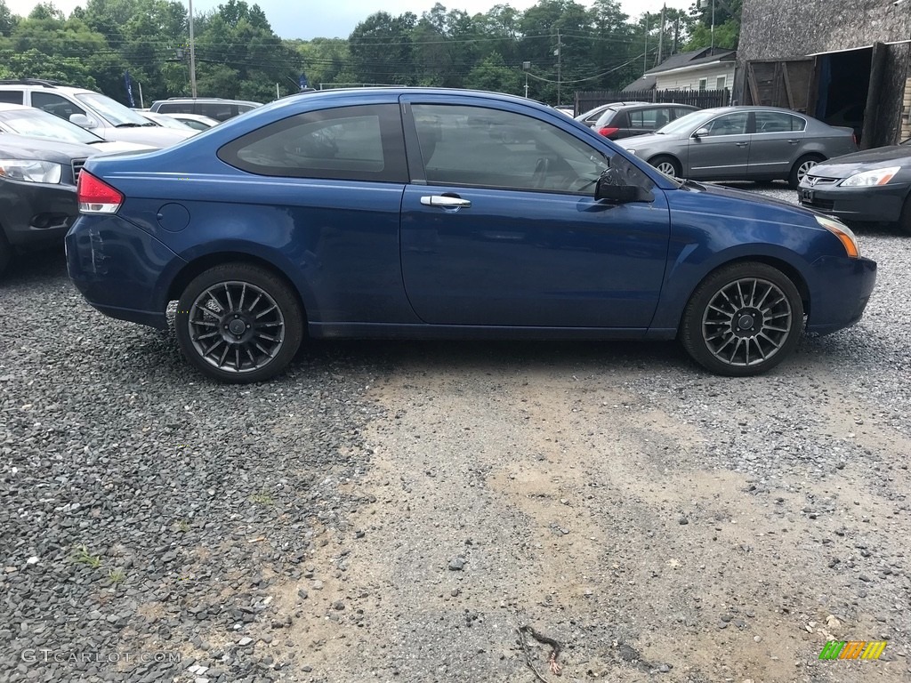 2008 Focus S Coupe - Vista Blue Metallic / Medium Stone photo #2