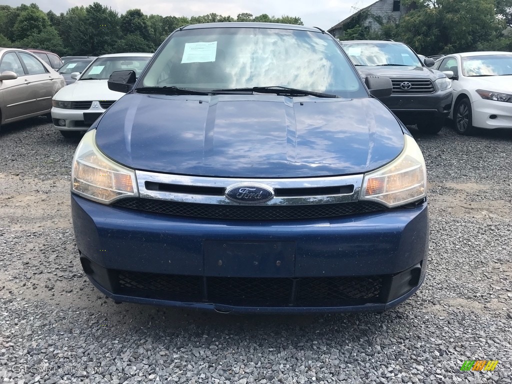 2008 Focus S Coupe - Vista Blue Metallic / Medium Stone photo #5