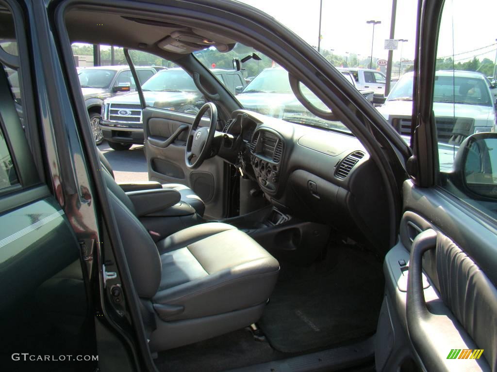 2005 Tundra SR5 Double Cab 4x4 - Timberland Green Mica / Dark Gray photo #12