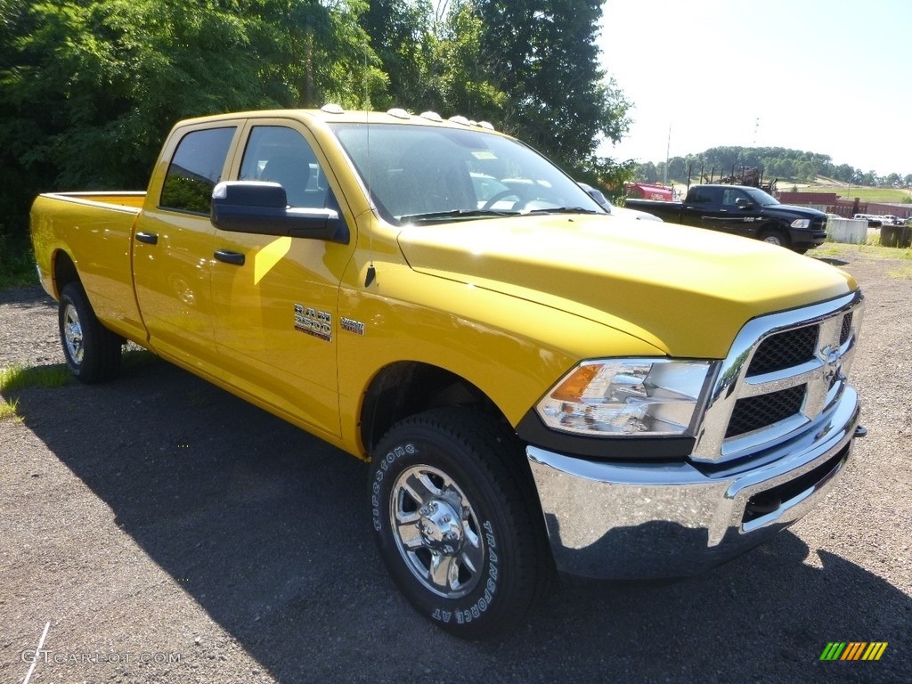 Detonator Yellow 2018 Ram 2500 Tradesman Crew Cab 4x4 Exterior Photo #128239514