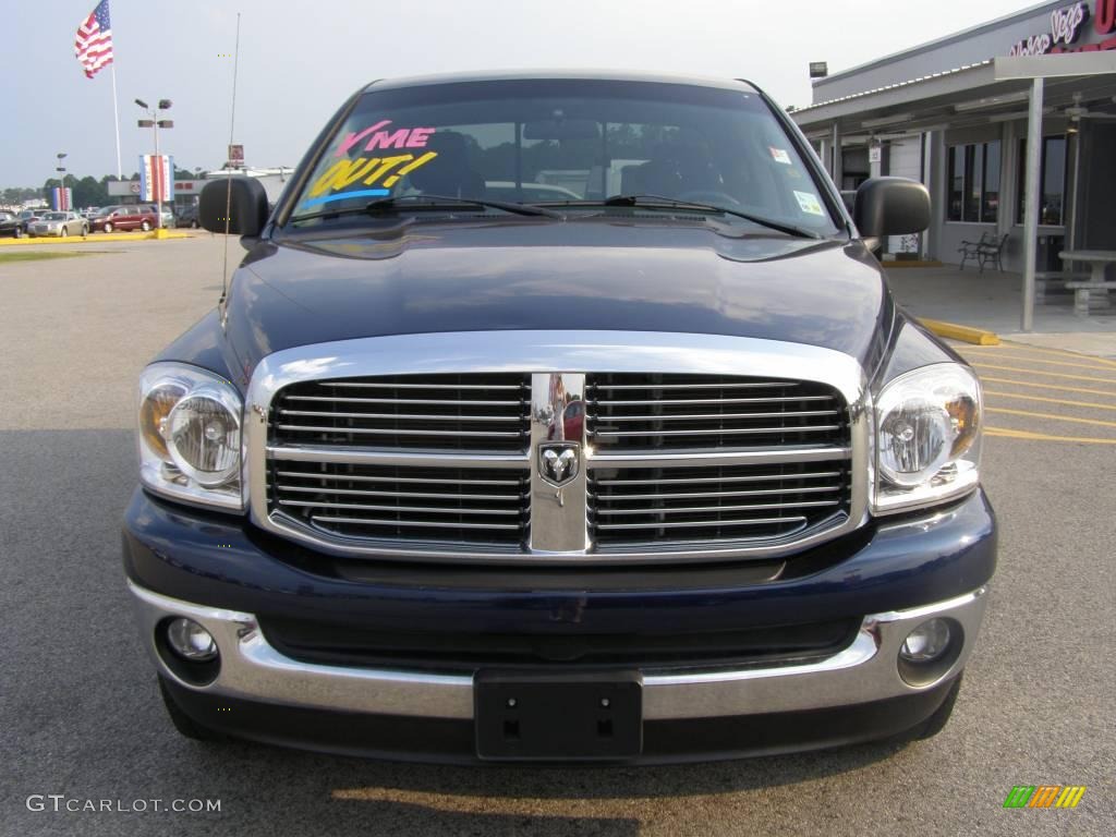 2007 Ram 1500 Big Horn Edition Quad Cab - Patriot Blue Pearl / Medium Slate Gray photo #8