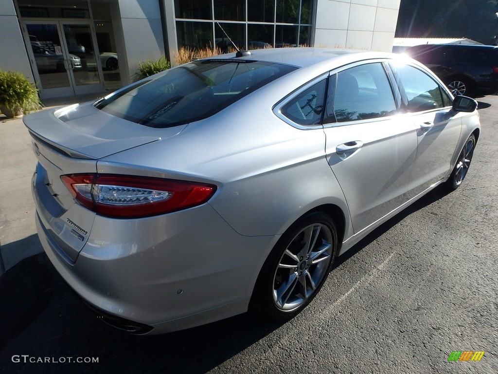 2013 Fusion Titanium AWD - Ingot Silver Metallic / Charcoal Black photo #2
