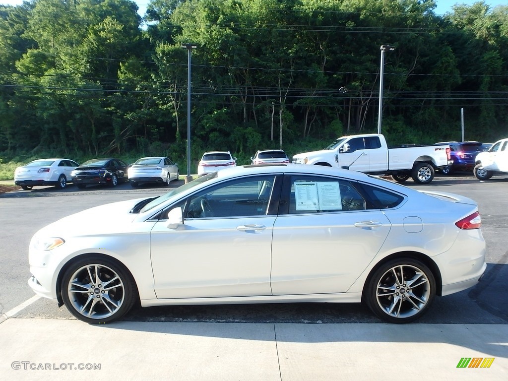 2013 Fusion Titanium AWD - Ingot Silver Metallic / Charcoal Black photo #6