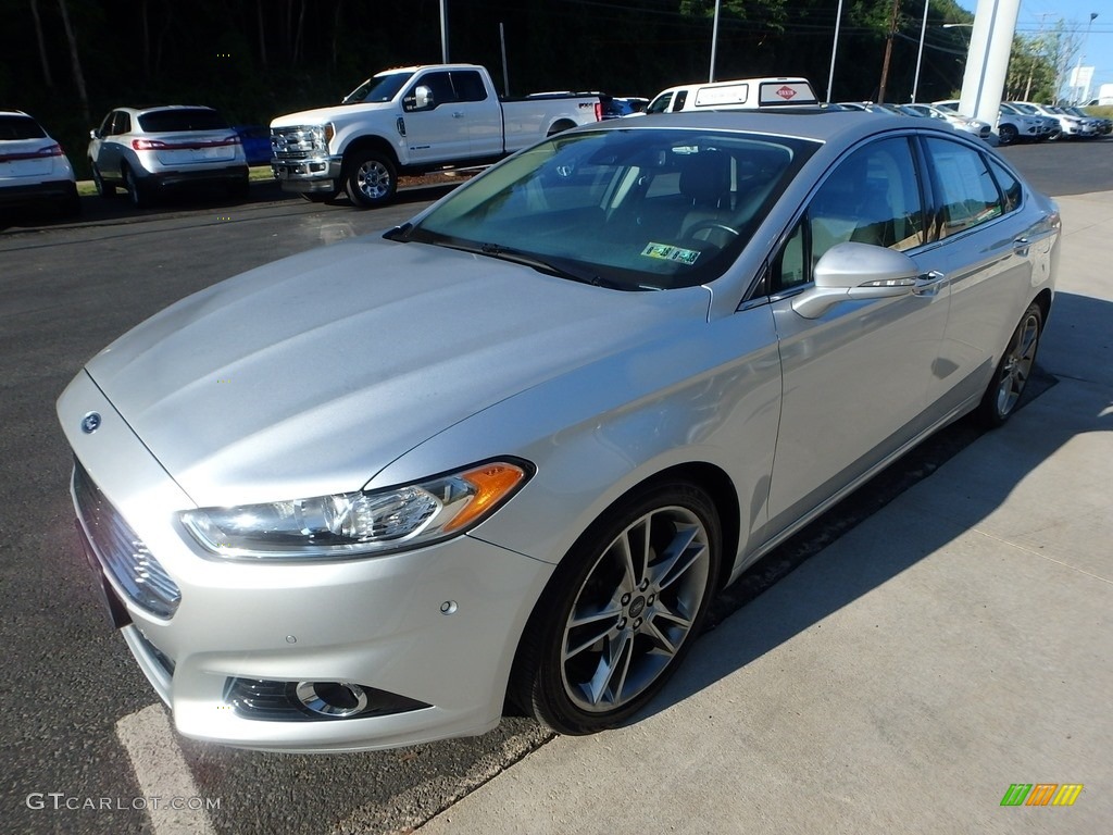 2013 Fusion Titanium AWD - Ingot Silver Metallic / Charcoal Black photo #7