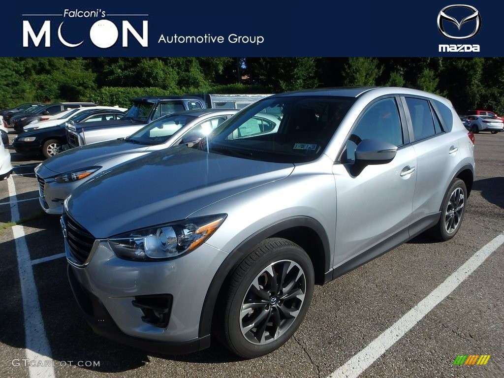 2016 CX-5 Grand Touring AWD - Sonic Silver Metallic / Black photo #1