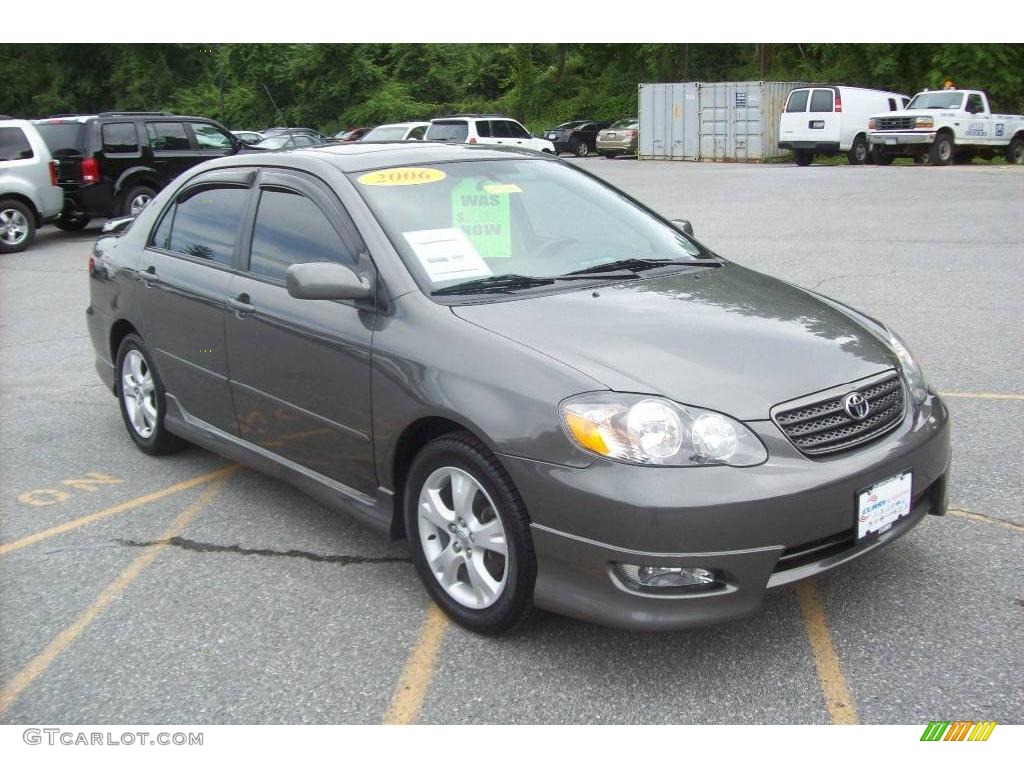 2006 Corolla XRS - Phantom Gray Pearl / Dark Charcoal photo #1