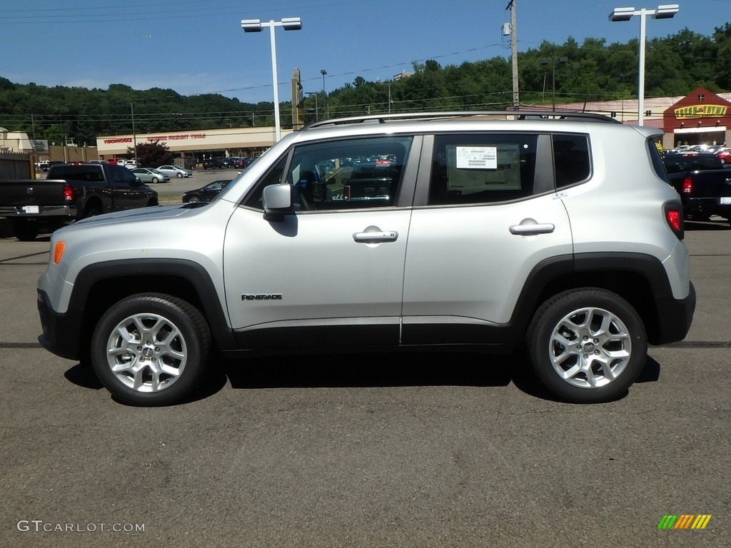 2018 Renegade Latitude 4x4 - Glacier Metallic / Black photo #2