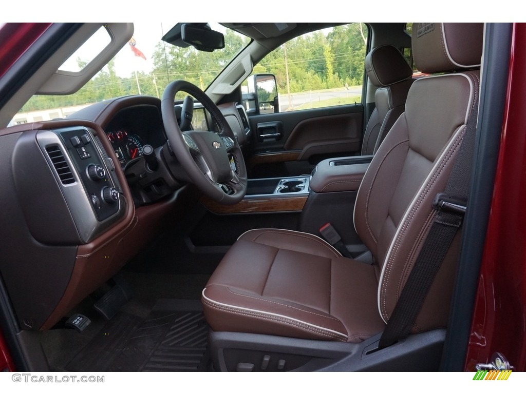 High Country Saddle Interior 2019 Chevrolet Silverado 2500HD High Country Crew Cab 4WD Photo #128247098