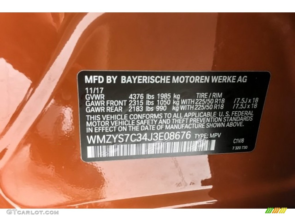 2018 Countryman Color Code C1V for Chestnut Metallic Photo #128248982