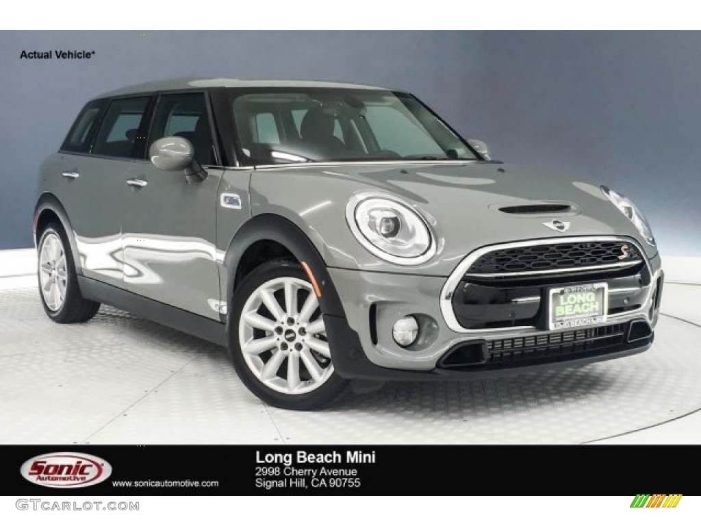 2018 Clubman Cooper S - Moonwalk Grey Metallic / Cross Punch/Pure Burgundy photo #1