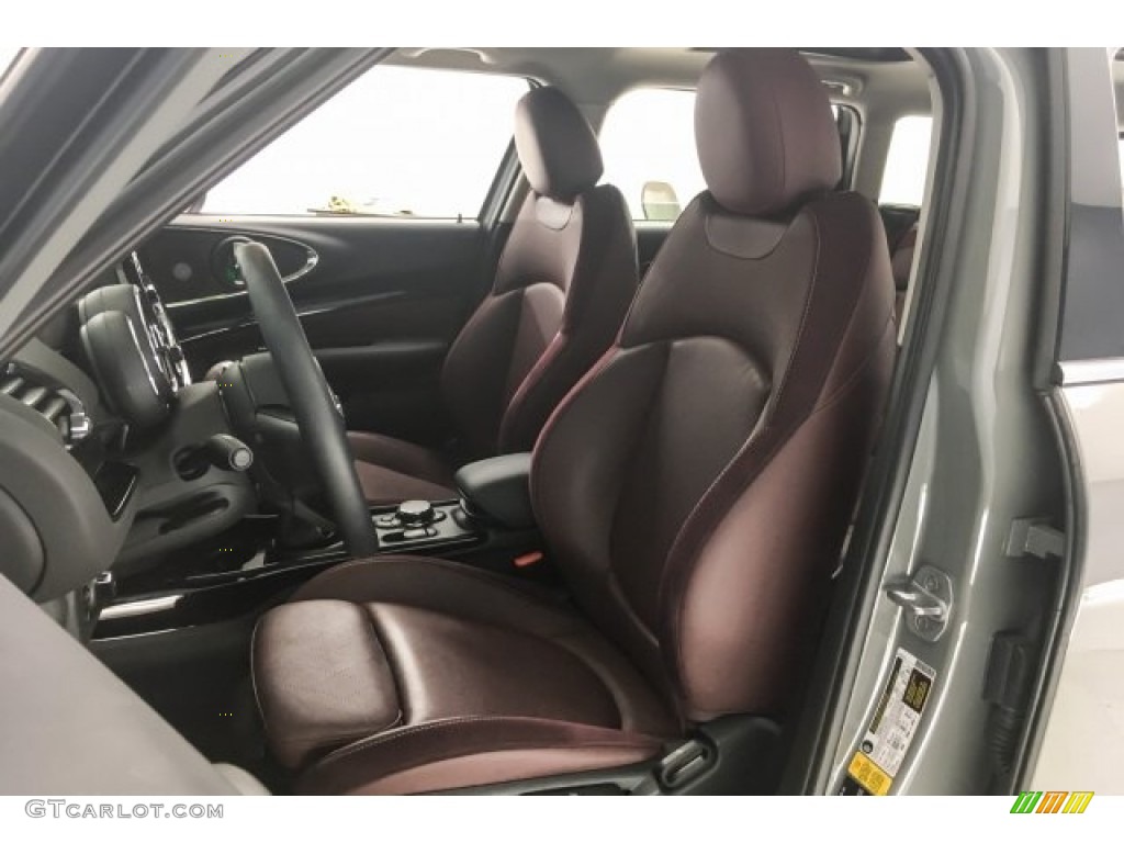 Cross Punch/Pure Burgundy Interior 2018 Mini Clubman Cooper S Photo #128251655